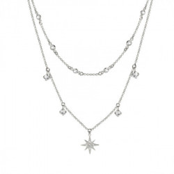 Ženska victoria cruz rebekka crystal ogrlica sa swarovski belim kristalima ( a3781-07hg ) - Img 6