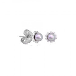 Ženske majorica cies pink pearl stud nuage biserne srebrne mindjuše 4 mm ( 16286.06.2 000.010.1 ) - Img 6