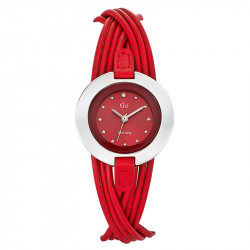 Ženski girl only enlace moi crveni elegantni ručni sat sa crvenim kožnim kaišem ( 698118 )