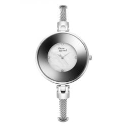 Ženski pierre ricaud quartz beli srebrni modni ručni sat sa srebrnim pancir/metalnim kaišem ( p22048.514fq/t ) - Img 1