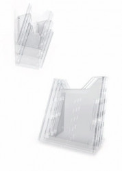 Zidni stalak za prospekte Combiboxx A4 vertikalni, 3 odeljka Durable ( 05PK08 ) - Img 2