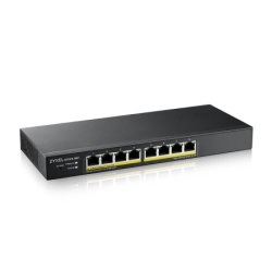 Zyxel GS1915-8EP,PoE 8portGbESmart Switch,60W 802.3at, desk ( gs1915-8ep )