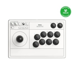 8bitdo arcade stick xbox/windows/mapping/mode switch/aux/white bežIčni arcade gamepad
