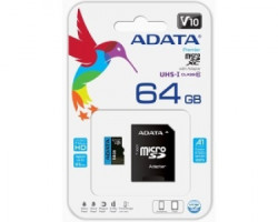 A-Data UHS-I MicroSDXC 64GB class 10 + adapter AUSDX64GUICL10A1-RA1 - Img 2