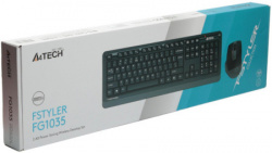 A4Tech A4-FG1035 Fstyler Bezicna tastatura YU-LAYOUT + bezicni mis USB, Grey - Img 2