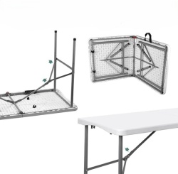Alberg Sklopivi sto 122x61x74 cm sa metalnom konstrukcijom ( AL-ST120 ) - Img 6