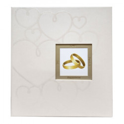 Album 13x18/200 wedding hearts b ( K2954B )