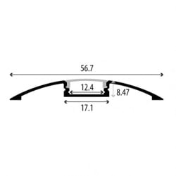 Aluminijumski profil za LED trake   ( LPR-5711/2 )-2