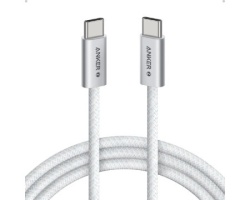 Anker Zolo USB tip-C kabl M/M 1m, za Apple, super brzo punjenje 240W/480Mbps, pleteni, beli