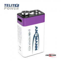 Ansmann punjiva Li-Ion 9V - block 400mAh sa USB tip C ulazom za punjenje ( 4199 ) - Img 3