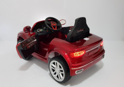 Audi A8 L Auto na akumulator sa kožnim sedištem i mekim gumama - Crveni - Img 6