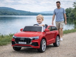 Audi Q8 12V električni SUV sa daljinskim upravljanjem 260/1-metalik crvena