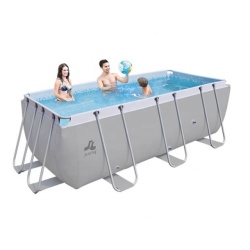 Avenli Porodični bazen 400x200x99 SET sa merdevinama, pumpom, čeličnom konstrukcijom - Img 2
