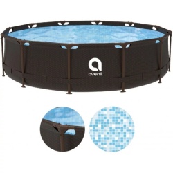Avenli Rattan Bazen Frame Plus 360x100 sa Merdevinama i pumpom - Img 3