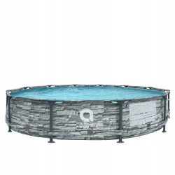 Avenli Stone Bazen Frame Plus sivi 305x76cm sa pumpom - Img 2