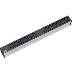 Bachmann PDU Basic ALU 19"1U12xC13 sa bbok. ulaz C14,osig.10A, kabl2m ( 800.2284 )