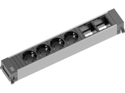 Bachmann POWER FRAME napojni modul 4xšuko+2x prazno mesto ( 916.030 )