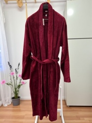 Bade Mantil Frotir - XXXL veličina Model G Bordo boja ( VLK000312- Model Gbordobojaxxxl )