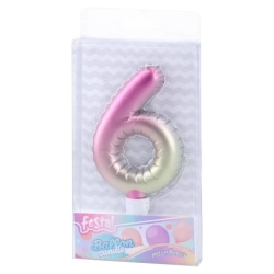 Balloon candle svećica duga - odaberite broj ( 710326 )