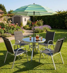 Bastenski sto okrugli 80 cm - como ( 046992 )-5