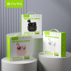 Bavin slušalice wireless earbuds crna ( 90205 )-1