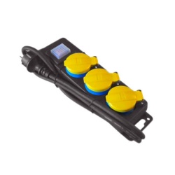 BB Link razvodnik sa 3 mesta 5m 1.5mm2 + prekidač ( G03MPK/5 )