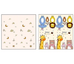 Bbo sklopiva podloga za igru od pene (cc6603) - animal paradise (180x200x1cm) ( CC6603-4 )
