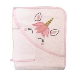 Bebekevi Peškir s kapuljačom 2/1 jednorog roze ( BEVI1249R )