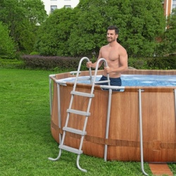 Bestway steel pro max ovalni bazen 6.10 x 3.66 x 1.22m sa masažerom i pumpom ( 56719E ) - Img 4