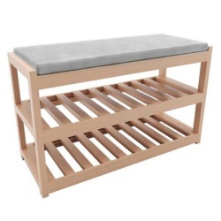 Bienwood cipernik sa jastuk svetlo sivi ( BIE-7005 )