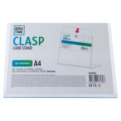 Biro Time clasp stalak za kartice a4 horizontalni providan ( 484003 )