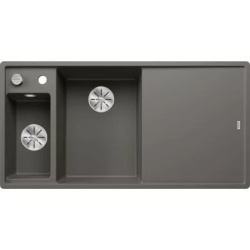 Blanco sudopera axia iii 6s silgranit vulkan siva p.č.le prb.staklo in ( 527226 )