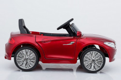 BMW Mini 1 Auto na akumulator sa kožnim sedištem i mekim gumama - Crveni - Img 6
