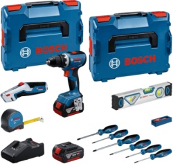 Bosch akumulatorski set GSR 18V-65 + 2x GBA 18V 5,0Ah + 19-delni set ručnog alata, 0615A5007K ( 0615A5007K )