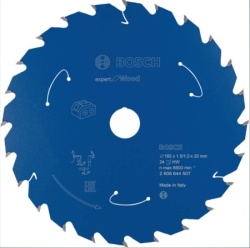 Bosch Expert for Wood list kružne testere za akumulatorske testere 165x1.5/1x20 T24 ( 2608644507 )