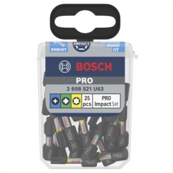 Bosch PRO Impact mešani set PH2(x5, PZ2(x5, T20(x5, T25(x5, T30(x5, 25 mm 25/1 ( 2608521U63 )