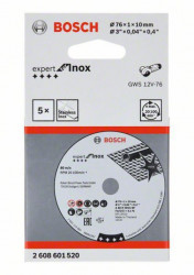 Bosch rezna ploča expert for Inox A 60 R INOX BF 76 mm 1 mm 10 mm ( 2608601520 )