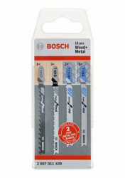 Bosch set listova za ubodnu testeru - JSB komplet Wood and Metal, 18 delova ( 2607011439 )