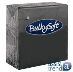 BulkySoft salveta crna 33x33cm 100/1 2sl (20 pak) ( 154-C32400E10 )