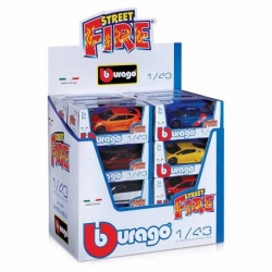 Burago street fire asst 1/43 ( BU30010 ) -1