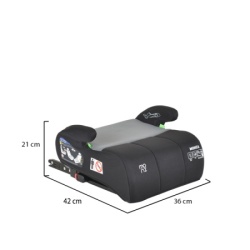 Cangaroo Autosediste buster isize monza grey 125-150cm isofix ( CAN1530 ) -4