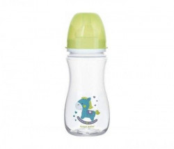 Canpol baby flašica 300ml široki vrat antikolik - easy start- toys horse - zelena ( 35/222_gre ) - Img 2