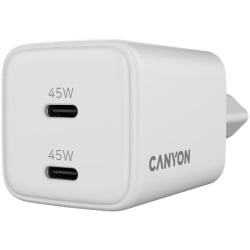 Canyon CU45CC GaN 45W 2xPD EU White charger  ( CNS-CUW45CC ) -2