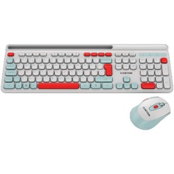 Canyon hset-w5 en/ad keyboard+mouse wireless white ( CNS-HSETW5WT-AD ) -6