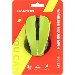 Canyon MW-1, yellow 2.4GHz wireless optical mouse ( CNE-CMSW1Y )  - Img 2