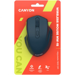 Canyon MW-15, 2.4GHz wireless optical mouse with 4 buttons ( CNE-CMSW15DB )  - Img 2