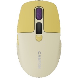 Canyon MW-26 LCD Silent Dual Mode Wireless Yellow mouse  ( CNS-CMSW26Y ) -1