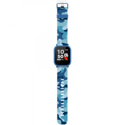 Canyon teenager smart watch, 1.3 inches IPS full touch screen, blue plastic body, IP68 waterproof, BT5.0, multi-sport mode, built-in kids g - Img 2