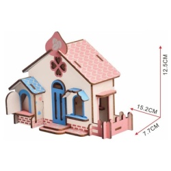 Čarolijashop 3d drvena slagalica - KUĆA OD ČOKOLADE ( 709)-2