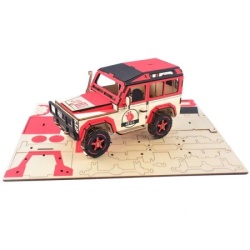 Čarolijashop 3d drvena slagalica S.U.V. Grom ( 104)-6